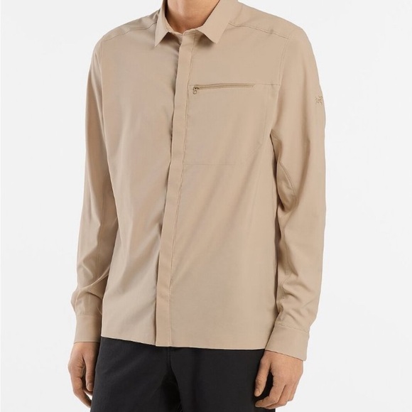 SKYLINE LS SHIRT MEN'S, Large Size, Canvas color - Picture 3 of 7